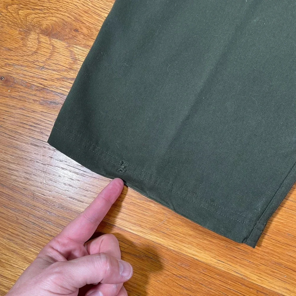 LL Bean Mens Pants 38 x 31 Green Cargo Straight Utility Gorpcore 0GHU4